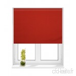 Sunlover - Store enrouleur uni Straight Edge - rouge piment - 60 cm largeur - B0062XBL7K